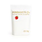 Fondant For You - 1 kg White, strawberry flavour 
