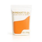 Fondant For You - narancssárga 250 gr