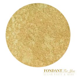   Ételfesték por - csillogó világos arany (EHETŐ E171 mentes!)